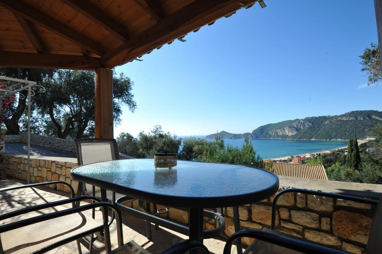 Villa Theodora View Apartments Zeys Agios Georgios Pagon Dış mekan fotoğraf