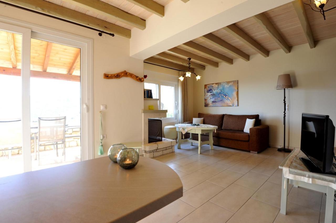 Villa Theodora View Apartments Zeys Agios Georgios Pagon Dış mekan fotoğraf
