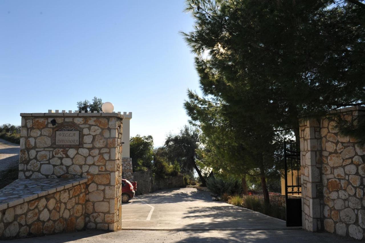 Villa Theodora View Apartments Zeys Agios Georgios Pagon Dış mekan fotoğraf